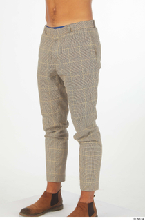 Nathaniel casual checkered skinny trousers dressed leg lower body 0002.jpg